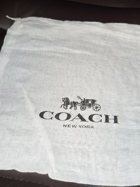 Coach Handbags - Coach White Drawstring Dust Bag with Black Logo 2pk  7.5 X 7.5